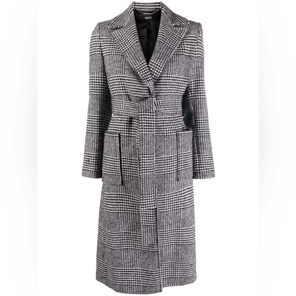 LIU JO Tied-waist midi coat - 44